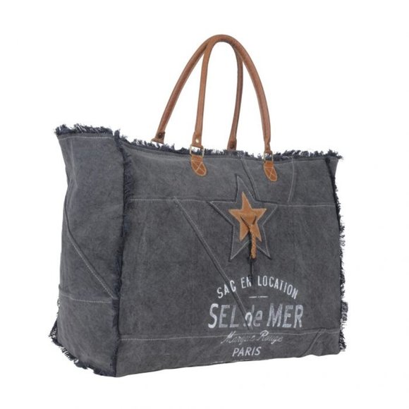 Myra Bag Handbags - NEW Myra Timeless Canvas Leather Weekender Bag